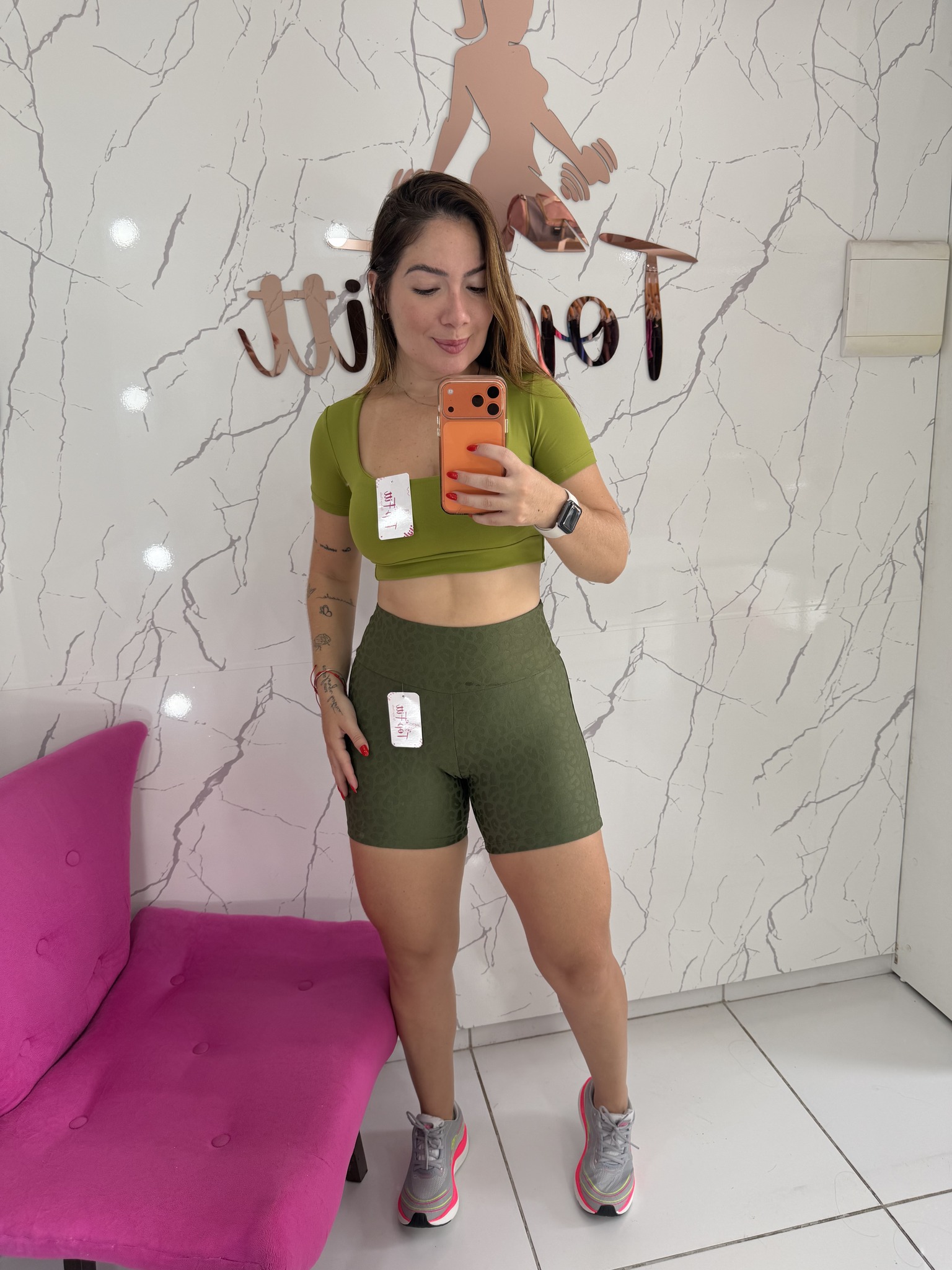 Short sublimado em onça