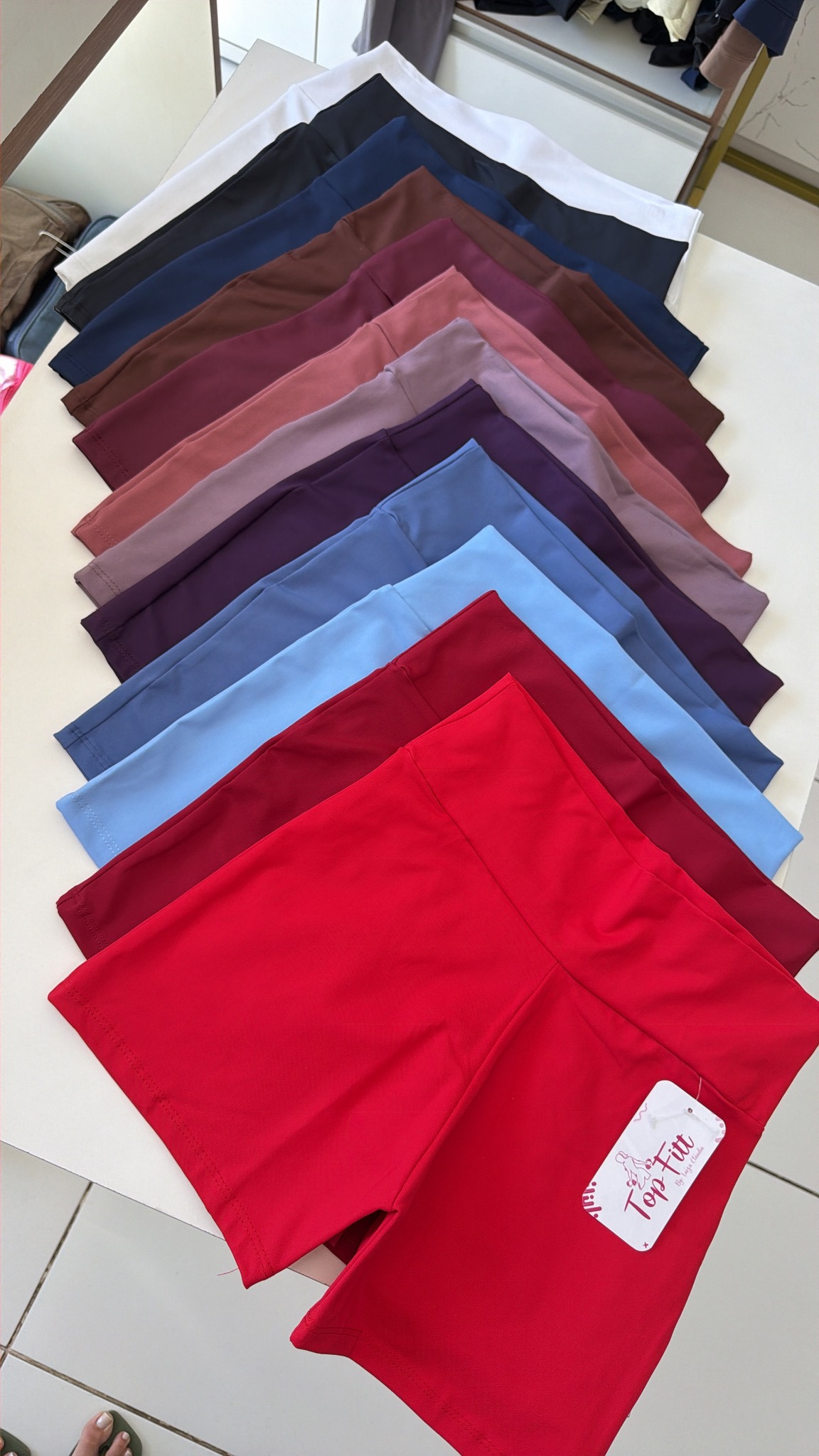 Short poliamida liso