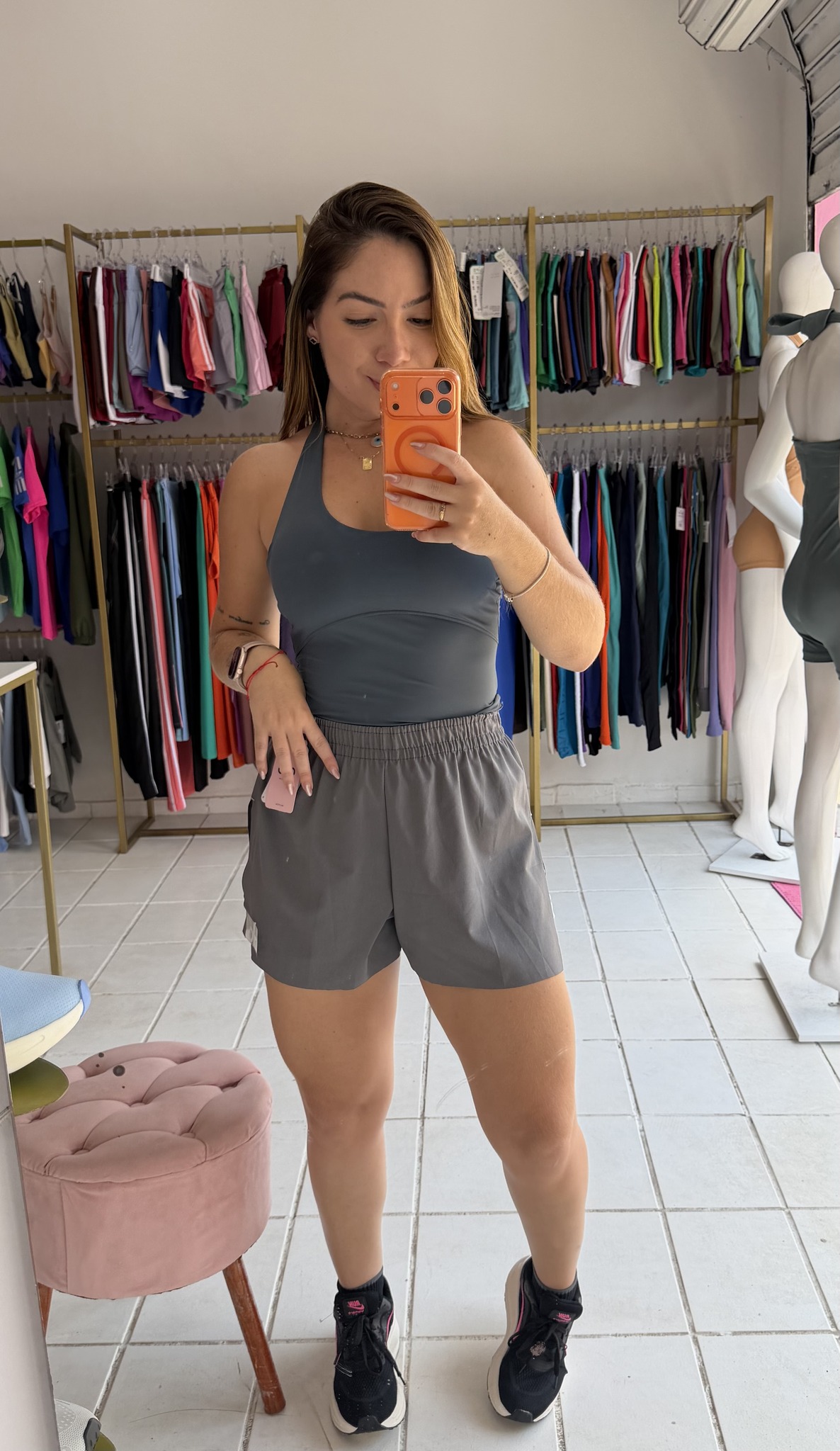 Short tactel duplo
