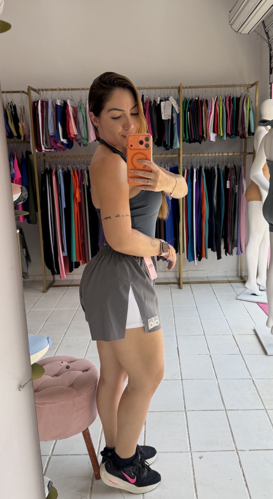 Short tactel duplo