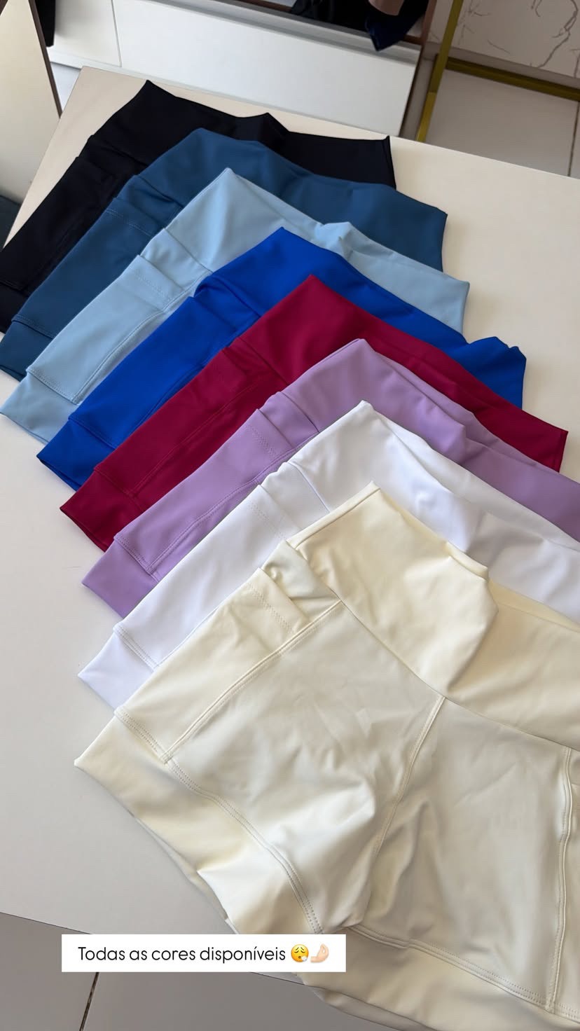 Short bolso compressão