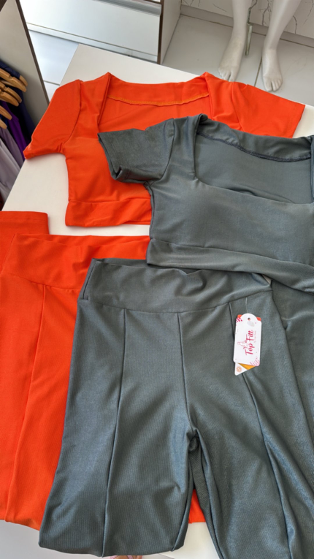 Conjunto poliamida canelado