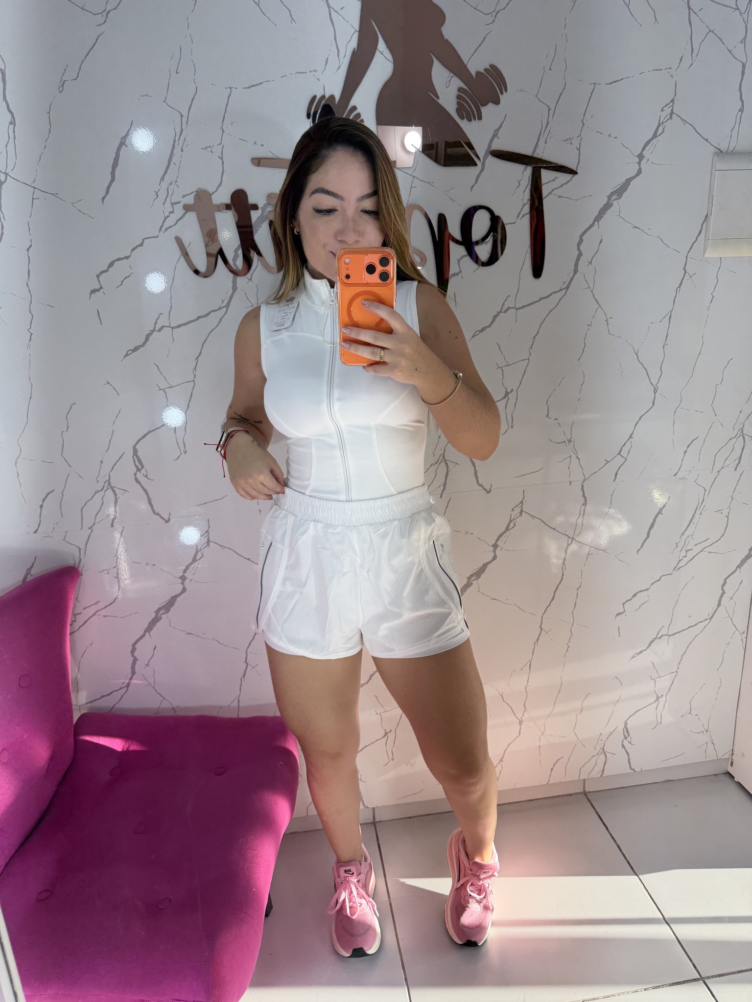 Short duplo tactel importado