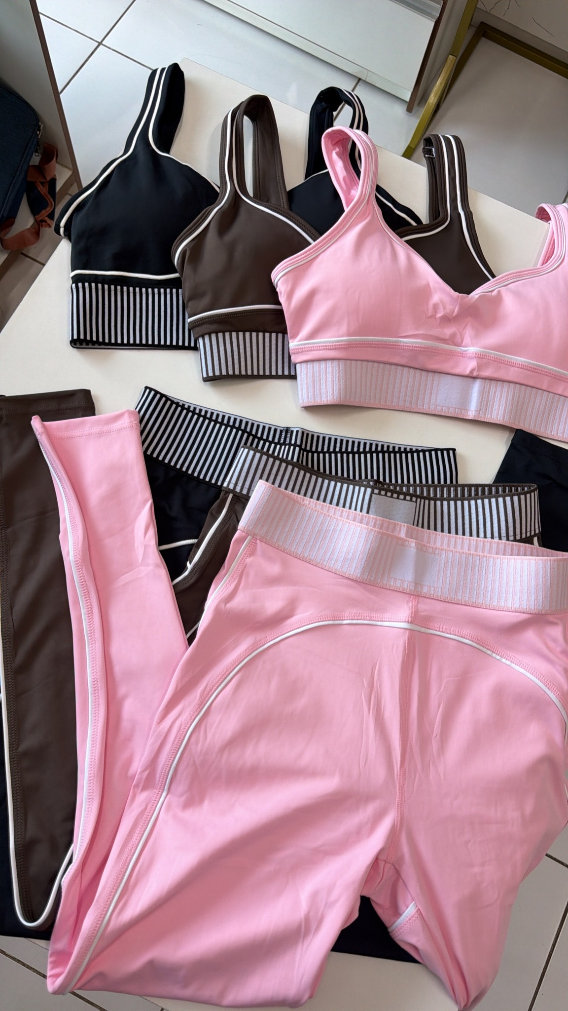 Conjunto em legg poliamida importado premium