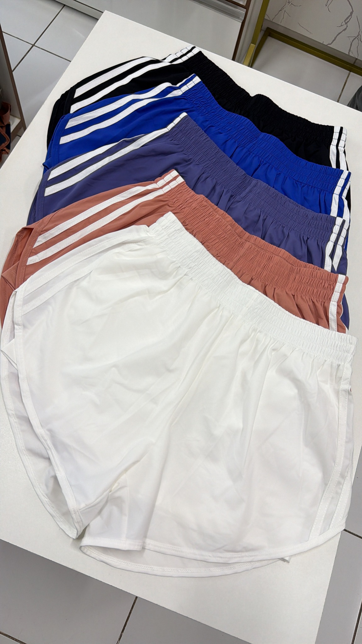 Short duplo poliamida importado