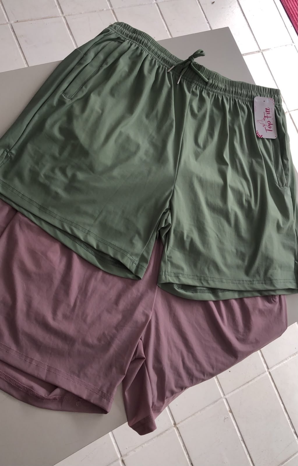 Short duplo GG importado