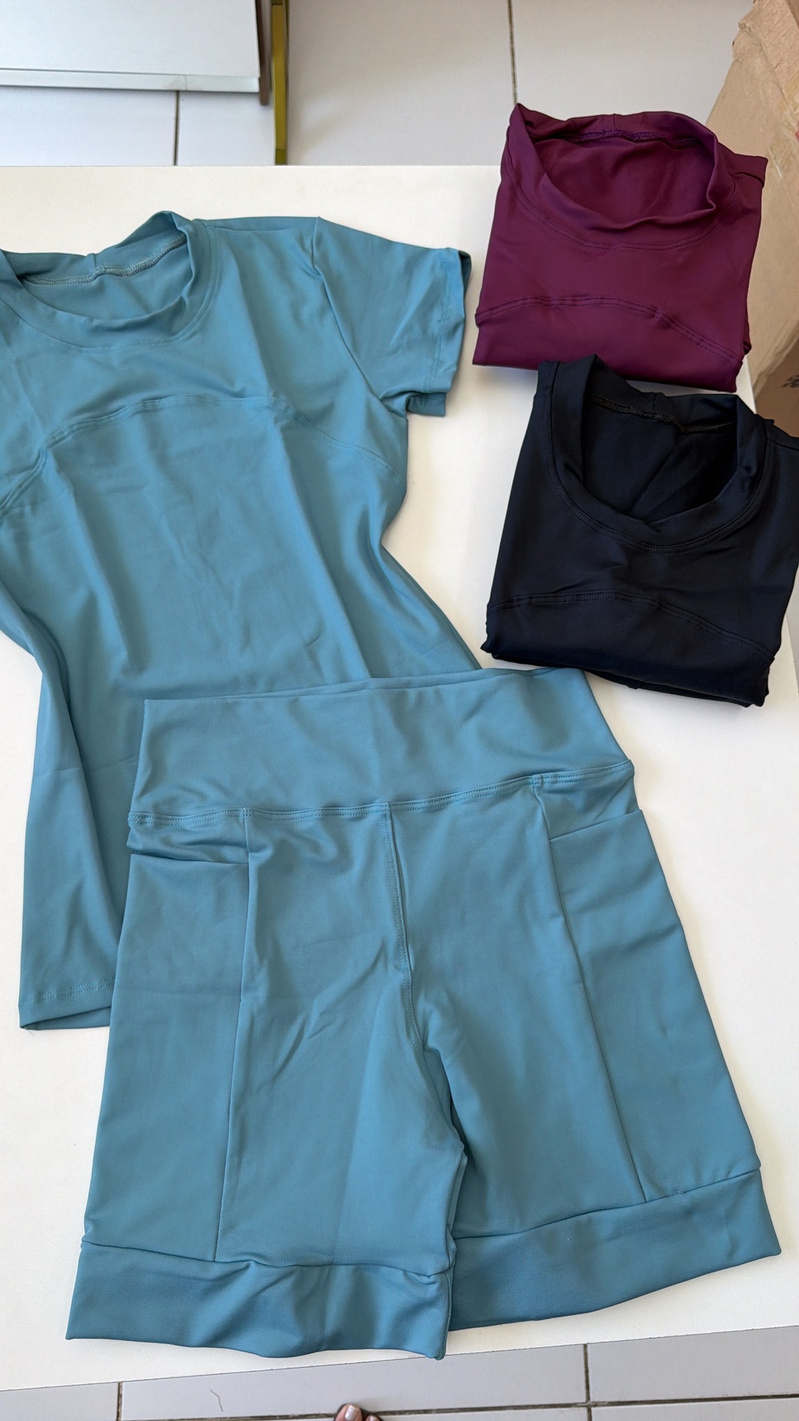 Conjunto Aurora poliamida compressão