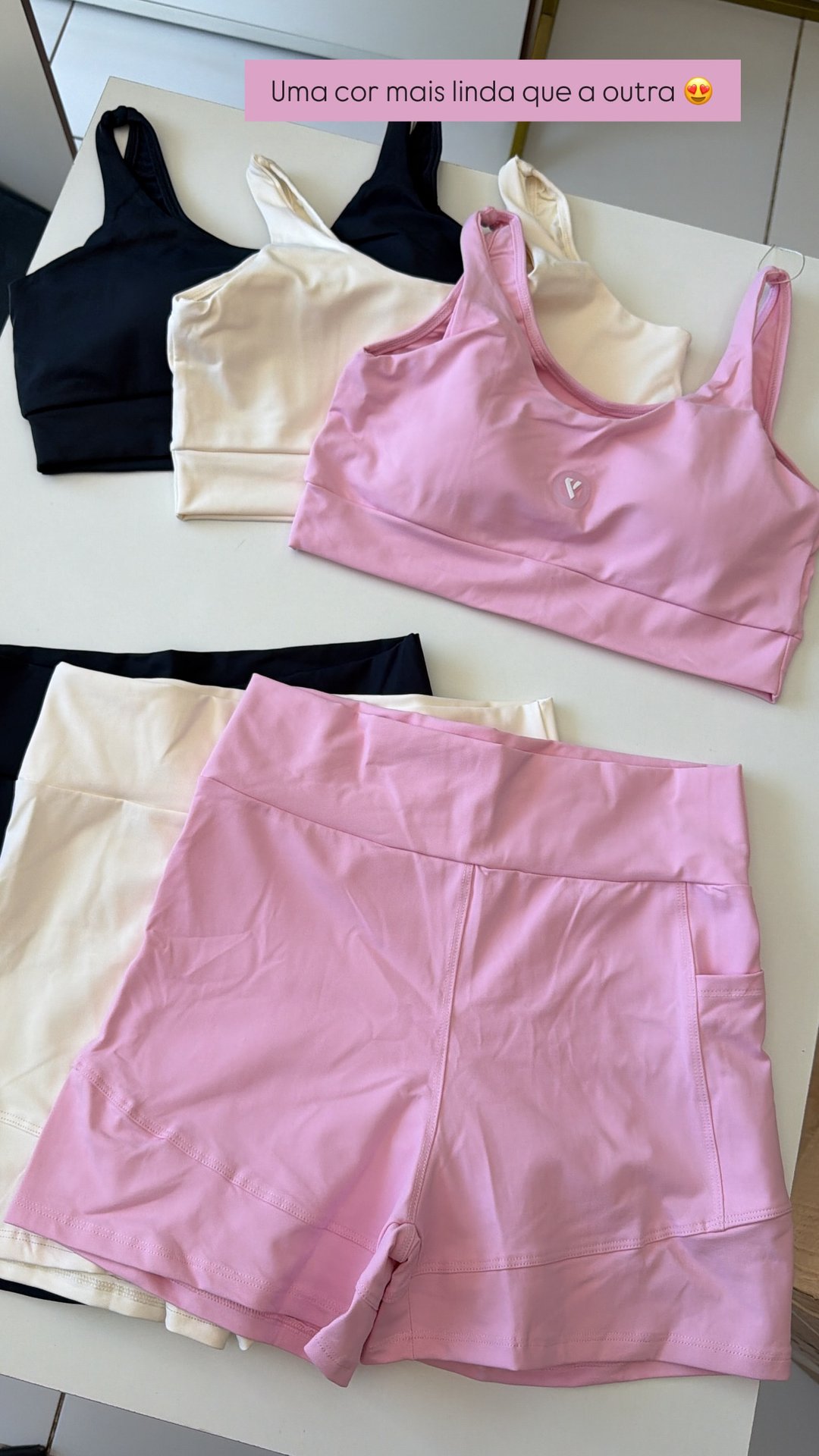 Conjunto short poliamida grosso
