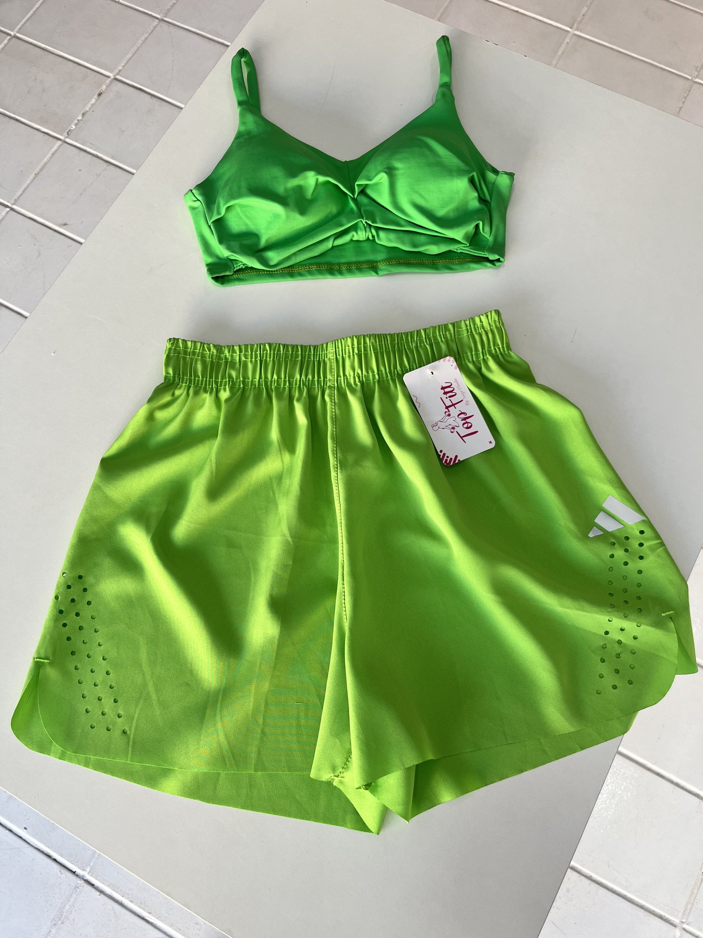 Conjunto short tactel