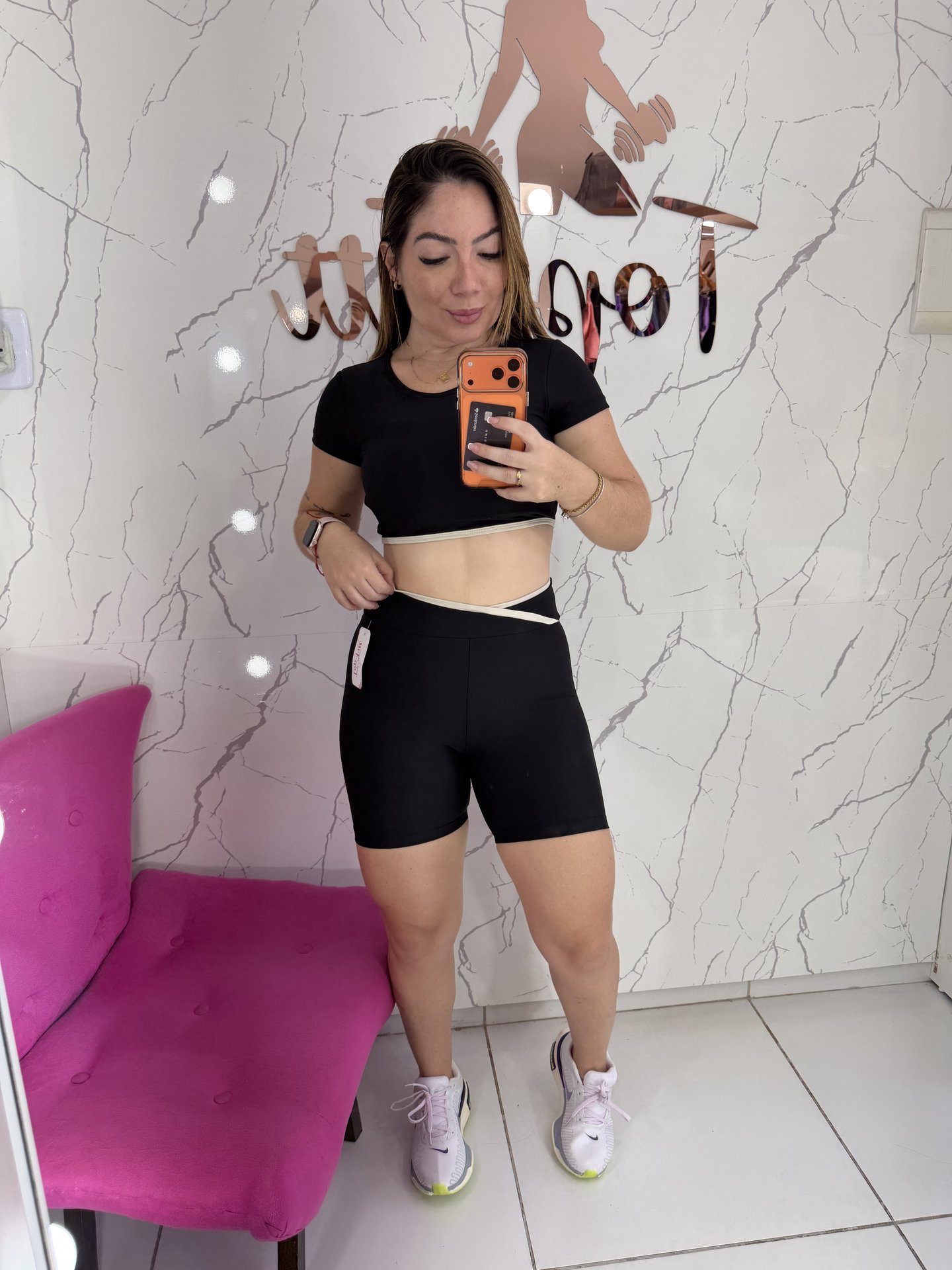 Conjunto poliamida encorpado