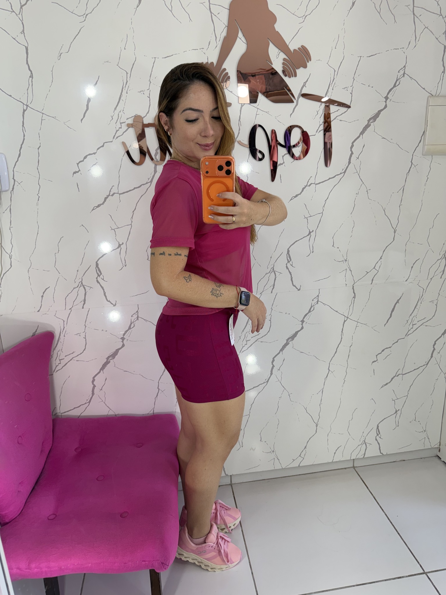 Trio short + top + blusa
