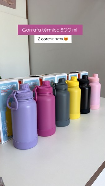 Garrafas 800ml térmica